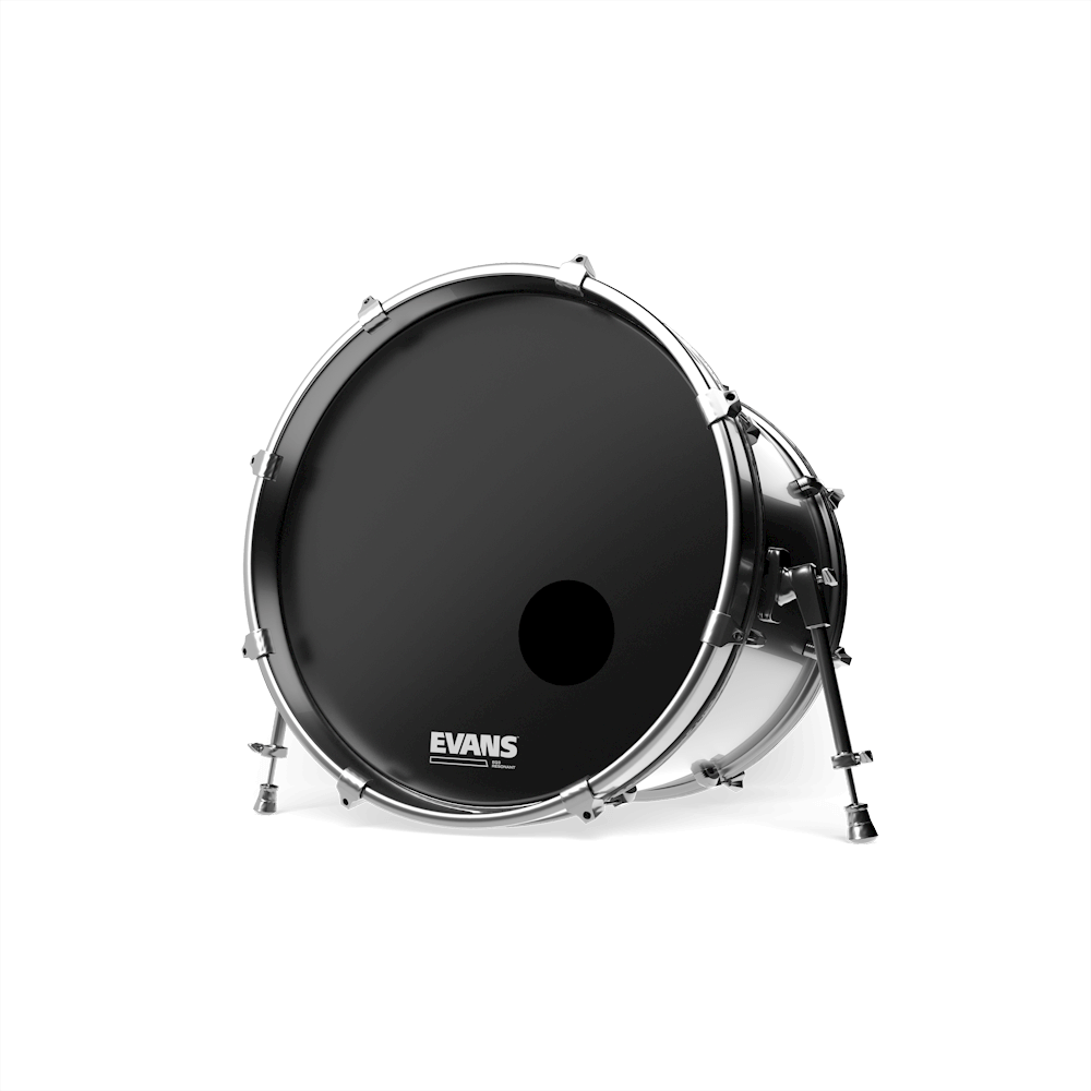 18" Black EQ3 - Bass Drum Resonanzfell