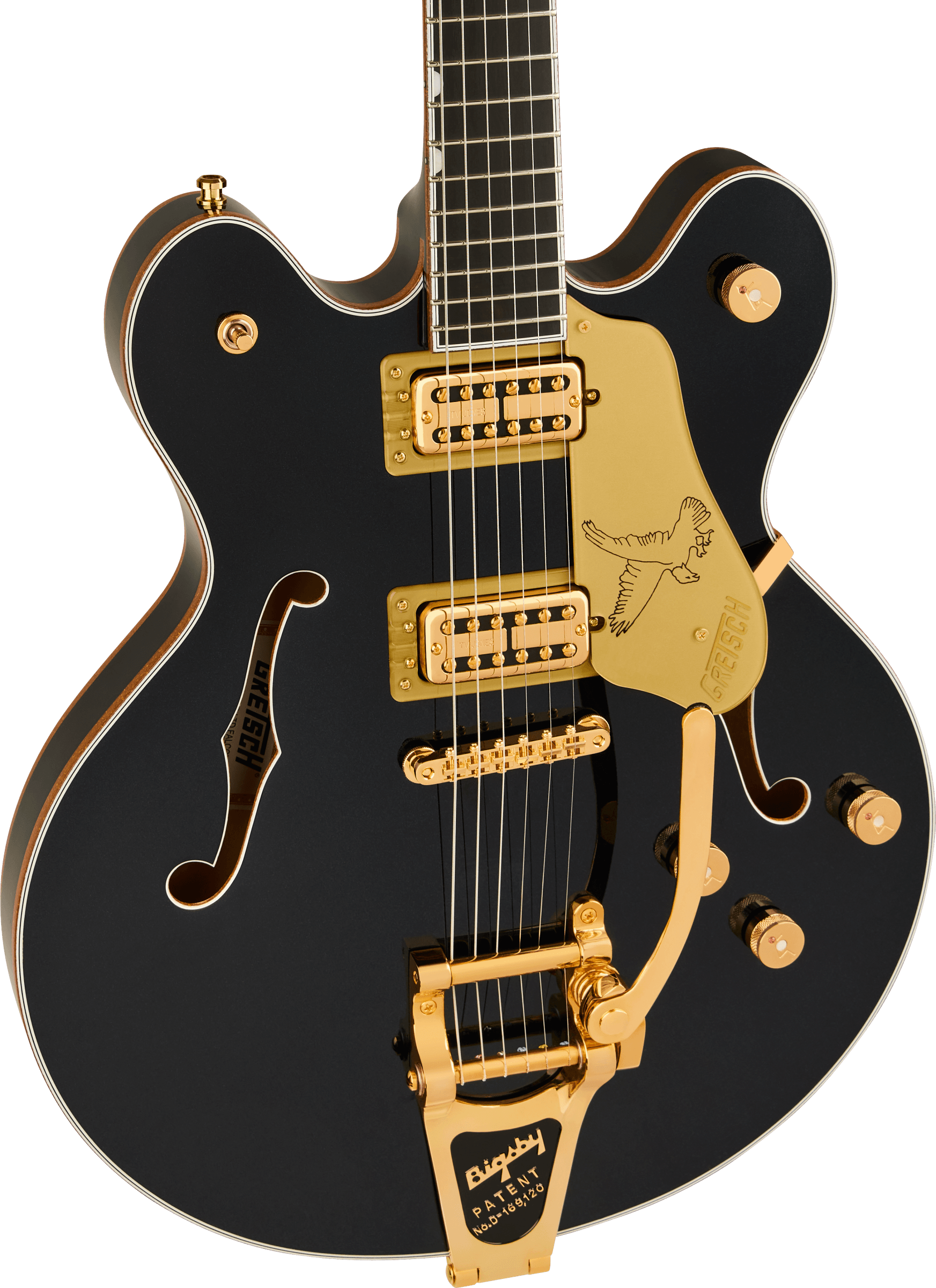 Falcon Center Block LTD with String-Thru Bigsby Midnight Sapphire