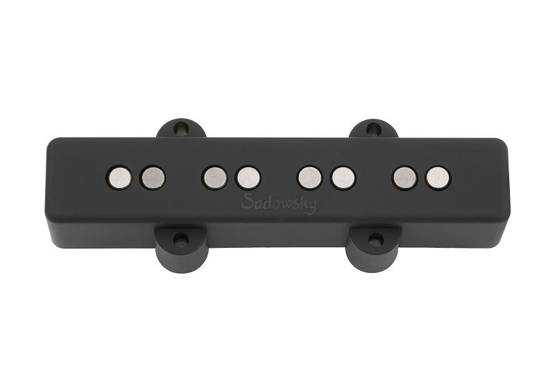 J-Style Bass Pickup Noise-Cancelling Stacked Coil 4-String Bridge