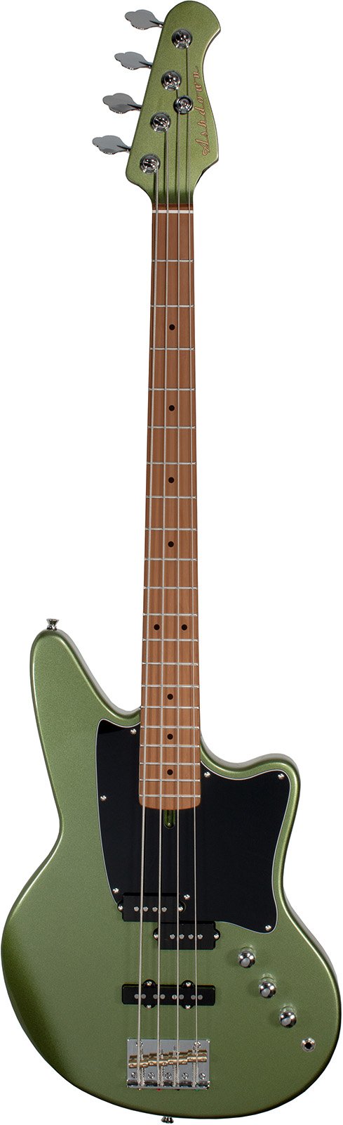 The Saint Onyx Green 4-String E-Bass