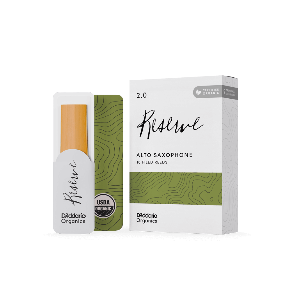 Organic Reserve Blätter für Altsaxophone, Stärke 2,0, 10er-Packung