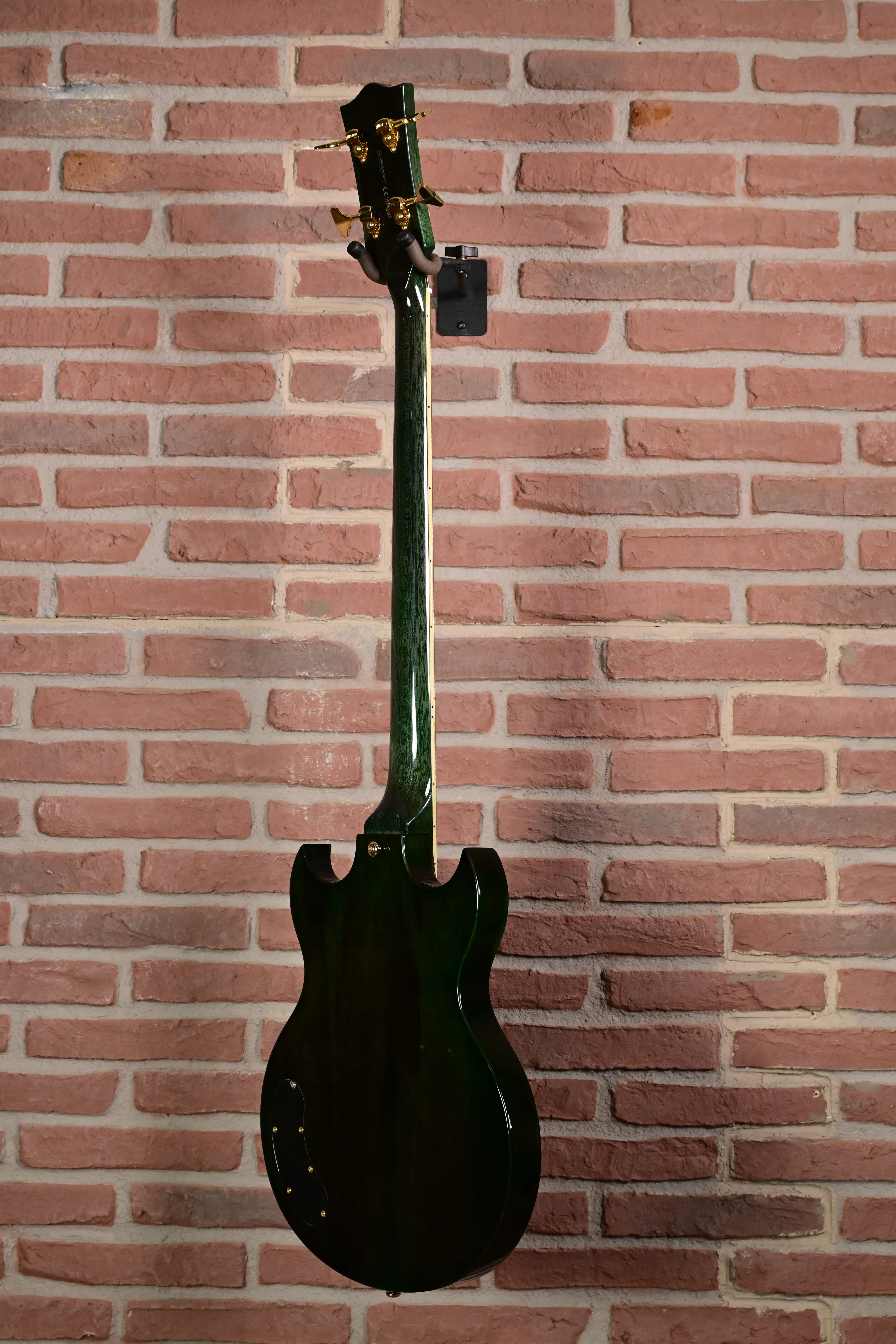 Warlord Bass Transparent Emrald  Green