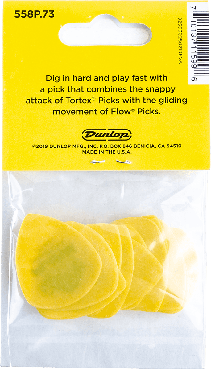 Tortex Flow Standard Picks 0.73 mm Player's Pack 12 pcs.