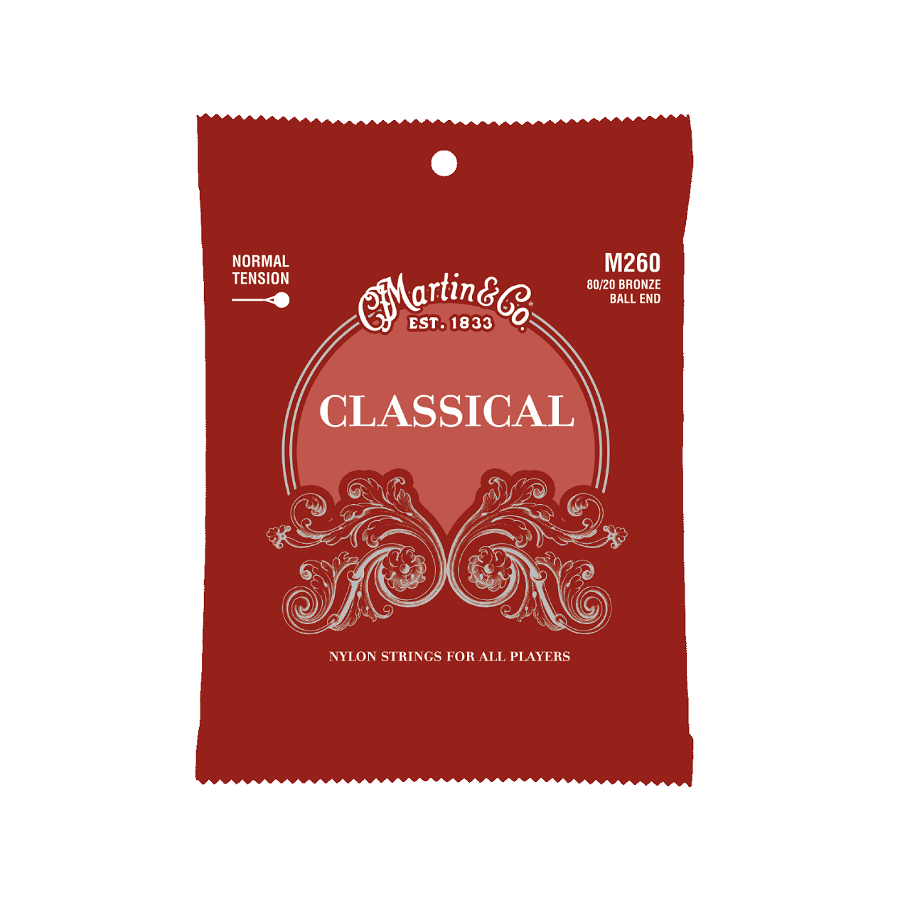 M260 Classical Nylon Guitar Strings Normal Tension 80/20 Ball End
