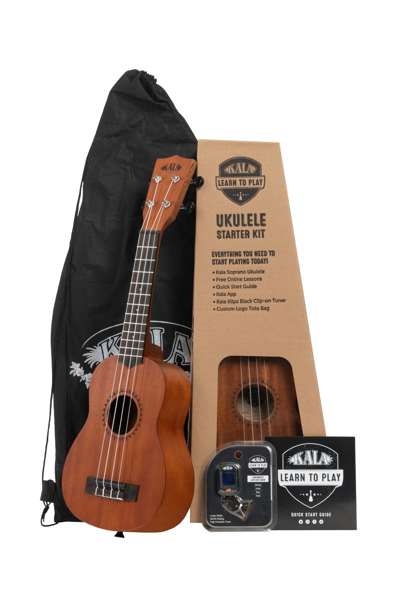 KALA-LTP-S Learn To Play Soprano Ukulele Starter Kit