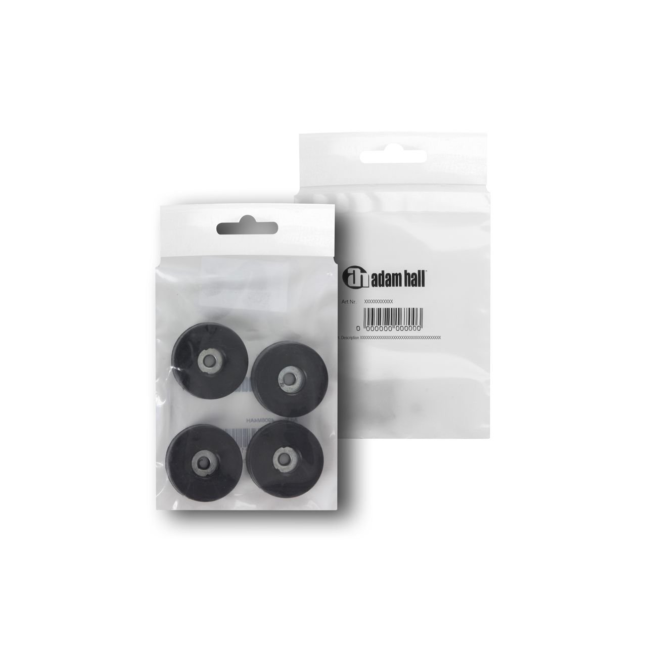 4er Set Gummifuß 38 x 10 mm im Beutel