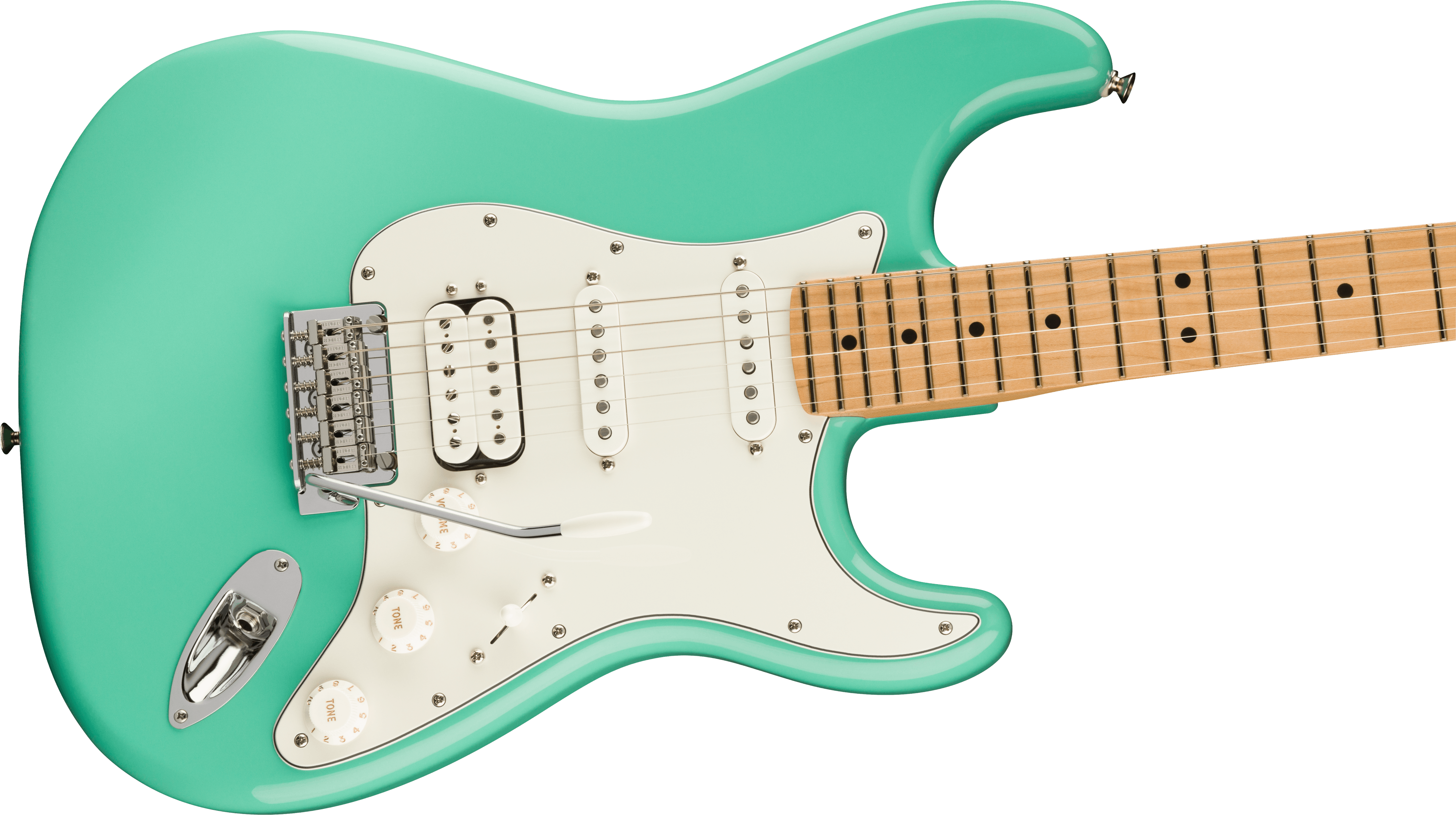 Player Stratocaster® HSS, Maple Fingerboard, Sea Foam Green