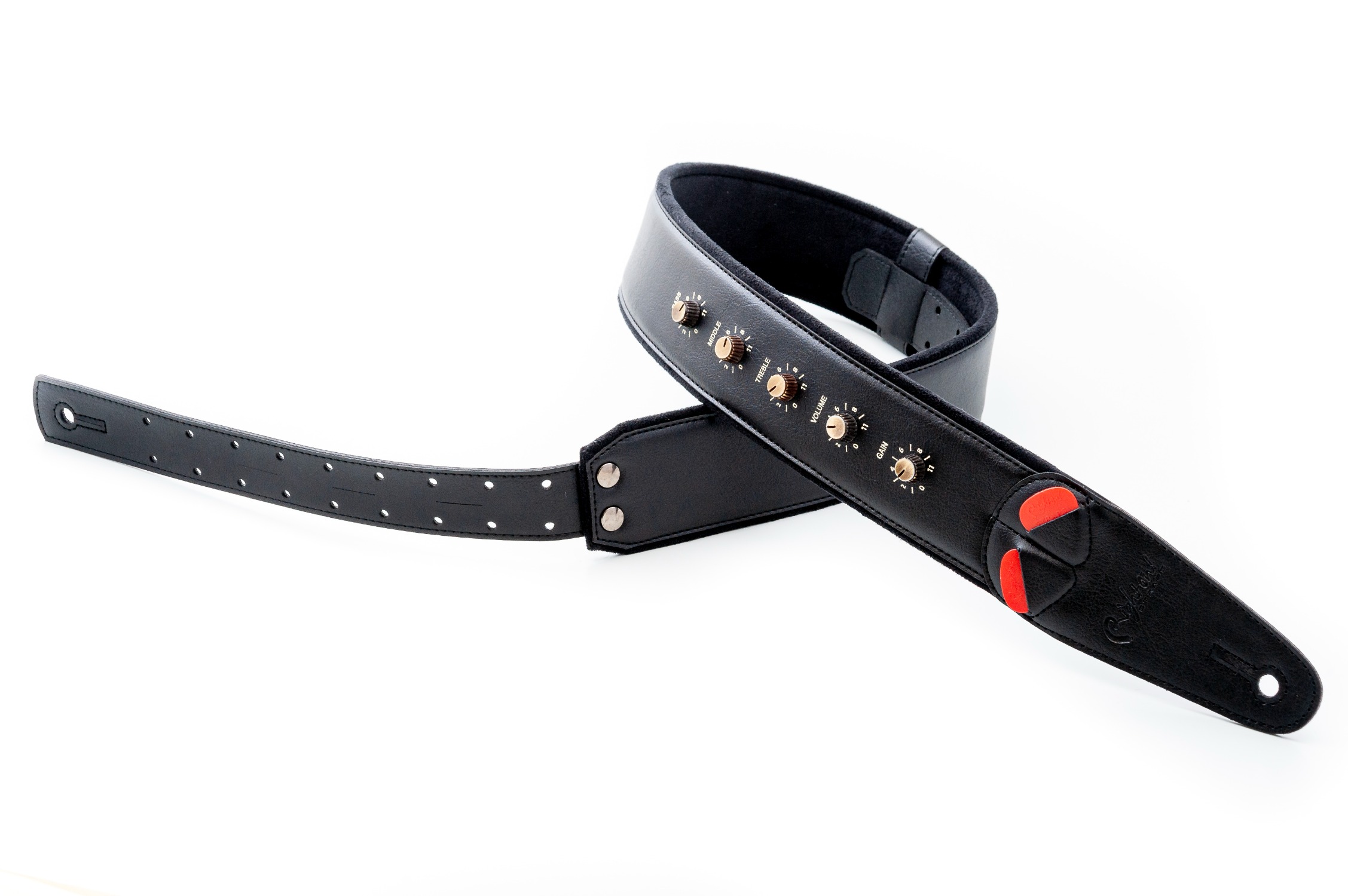 Spinal Tap Black Guitar Strap 
