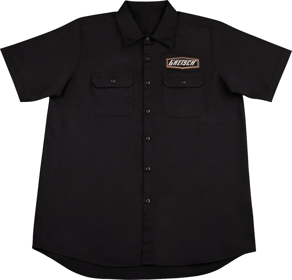 Biker Work Shirt, Black, M