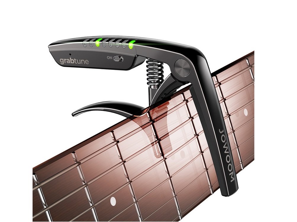 Grabtune GT-100 Capo & Tuner Black