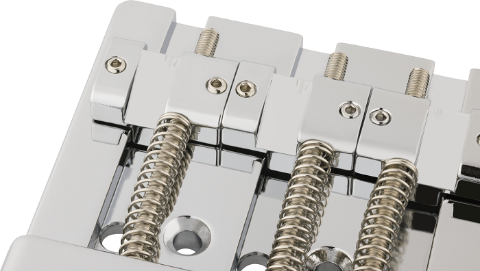 Fender HiMass String-Through 4-String Bass Bridge Assembly Chrome