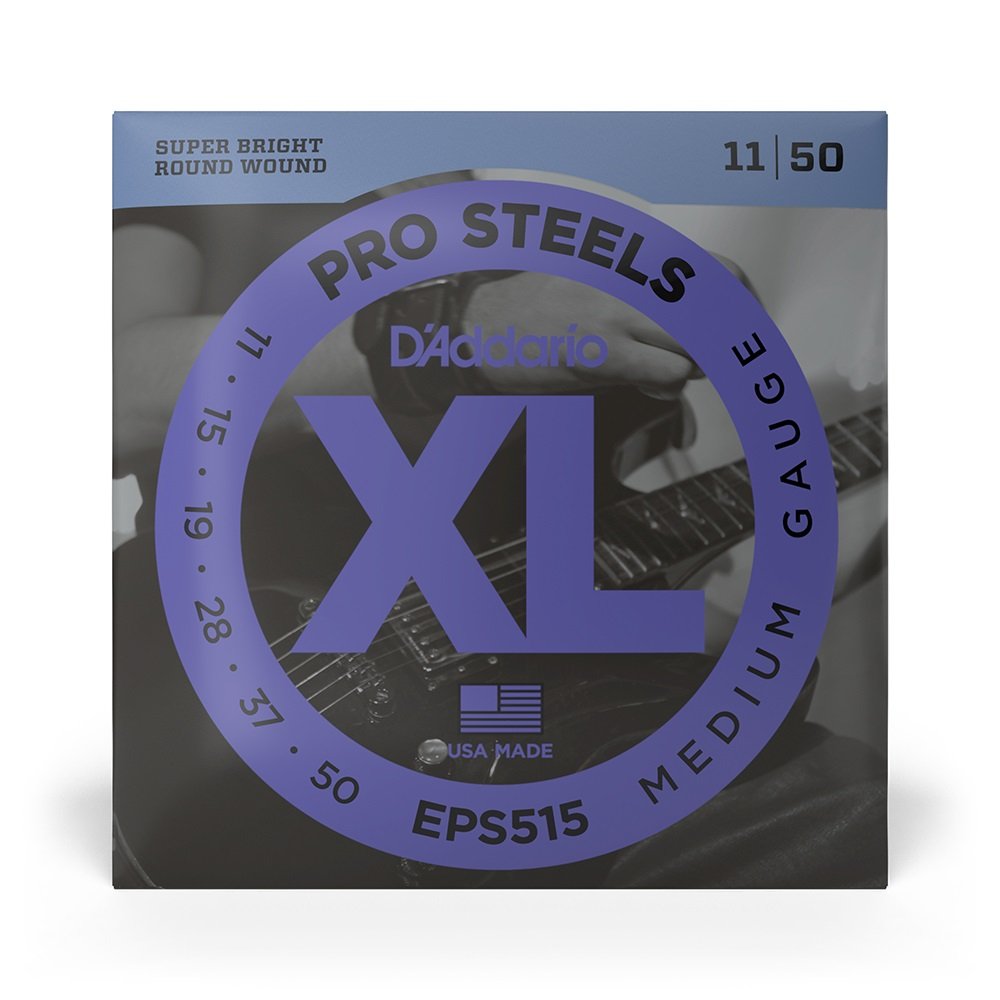 EPS515 ProSteels Electric Guitar Strings, Medium, 11-50