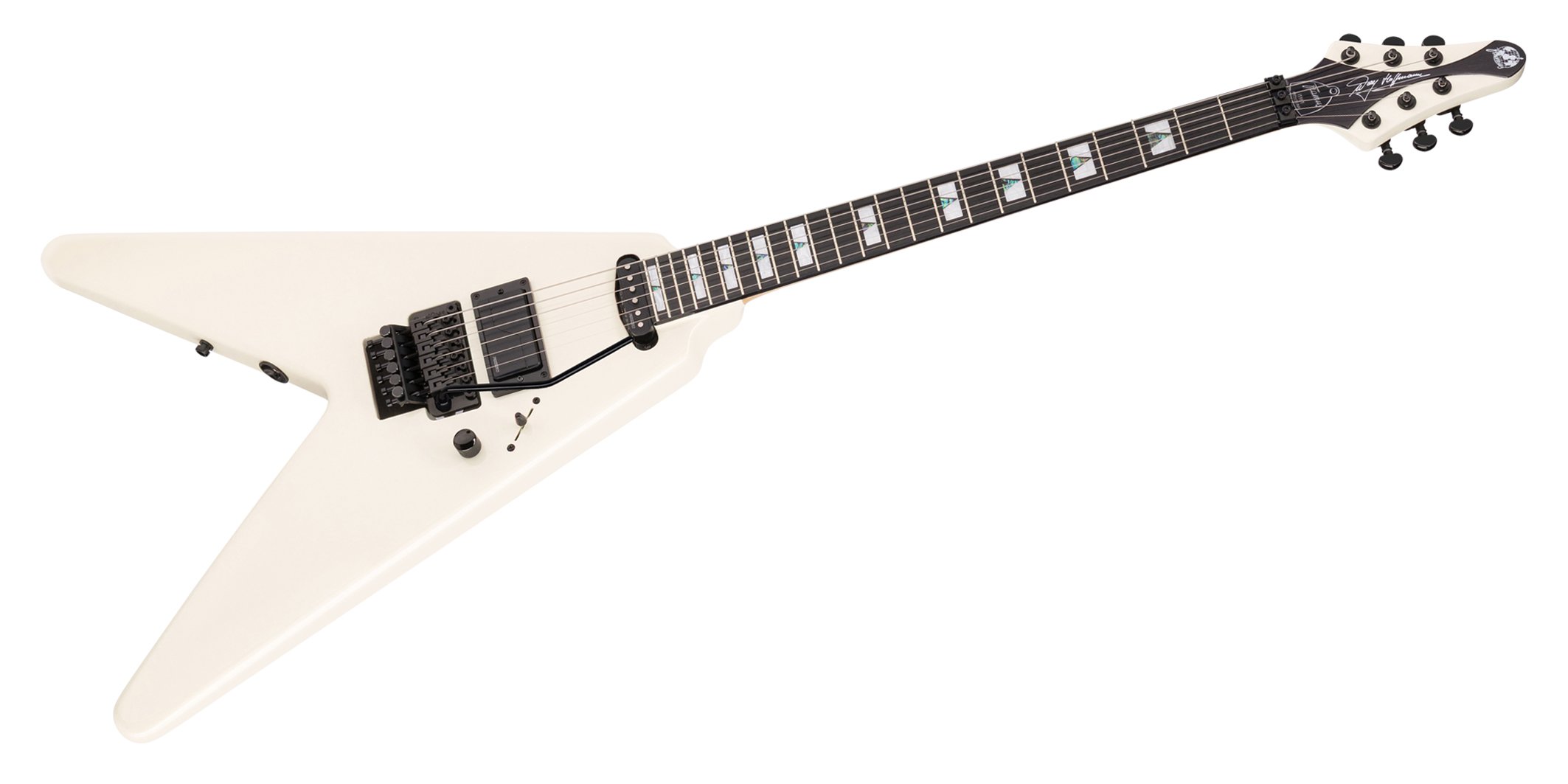 Artist Line Breaker WH-1 - Solid Creme White High Polish E-Gitarre