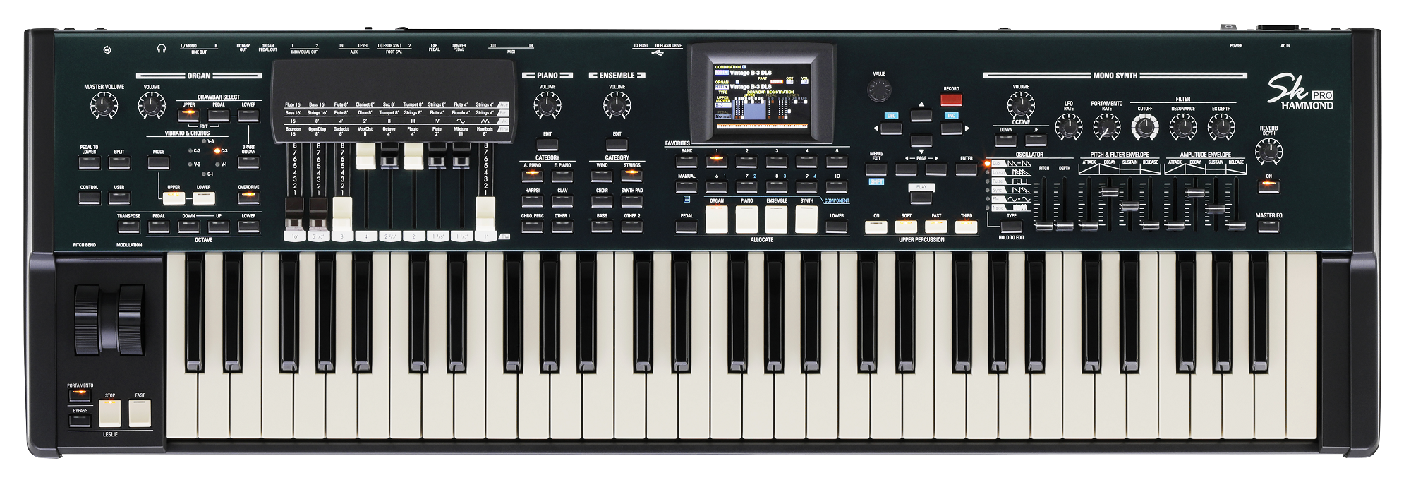SK Pro Stage Keyboard mit Hammond-Drawbars