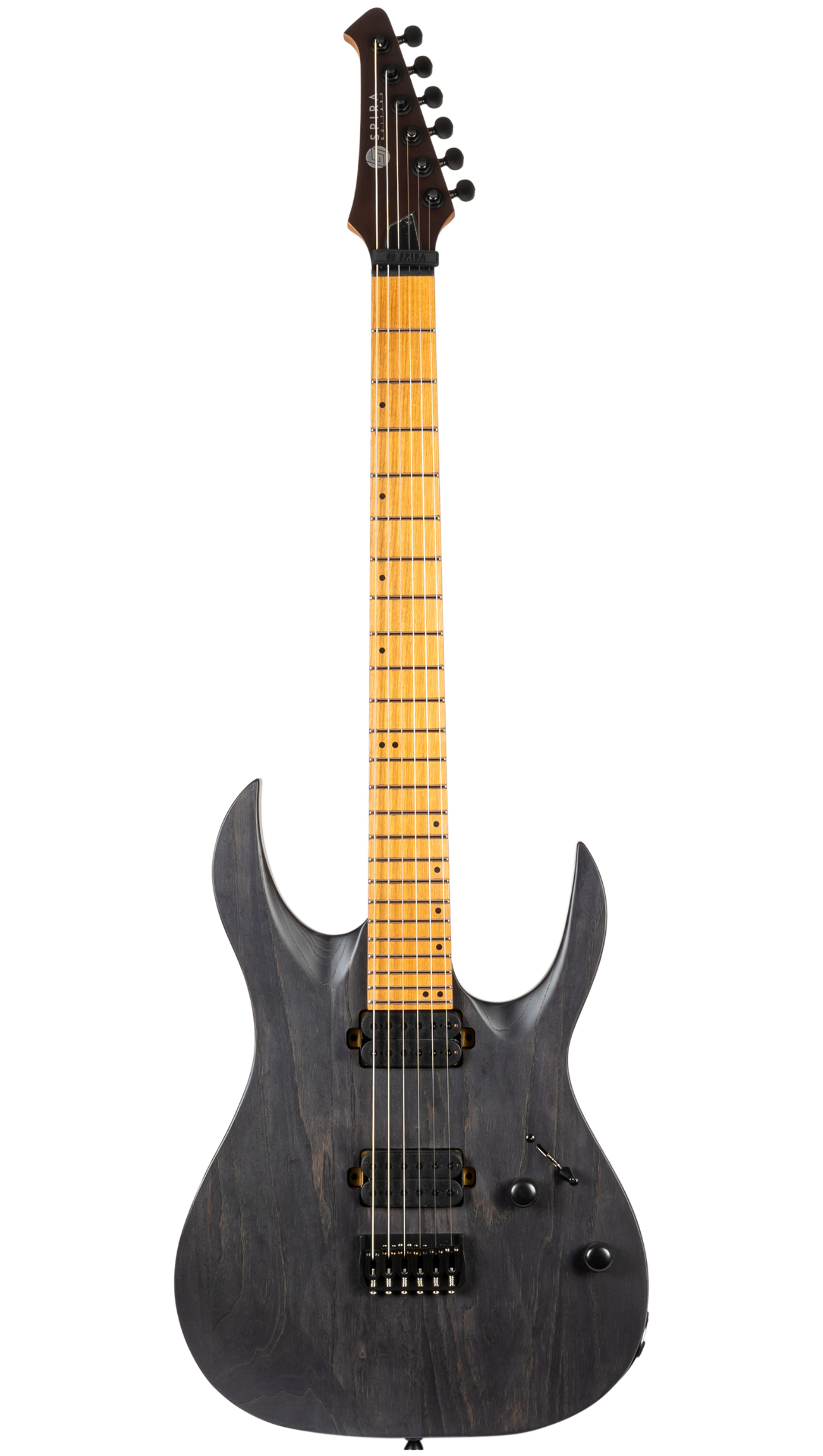 S-600 AGY E-Gitarre Swamp Ash Dark Grey Stainless Steel