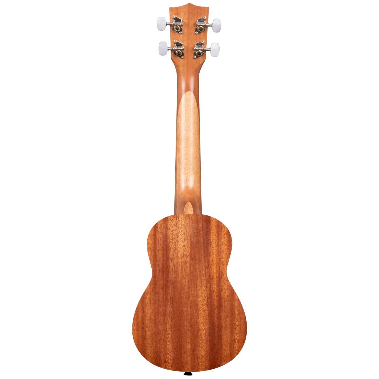 KA-15SLNG - Satin Mahogany Long Neck Soprano Ukulele, with Bag (UB-S)