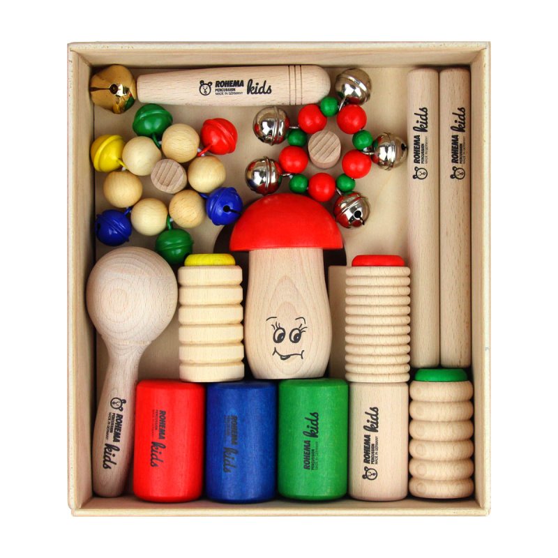 Buntes Kids Percussion  Geschenk-Set