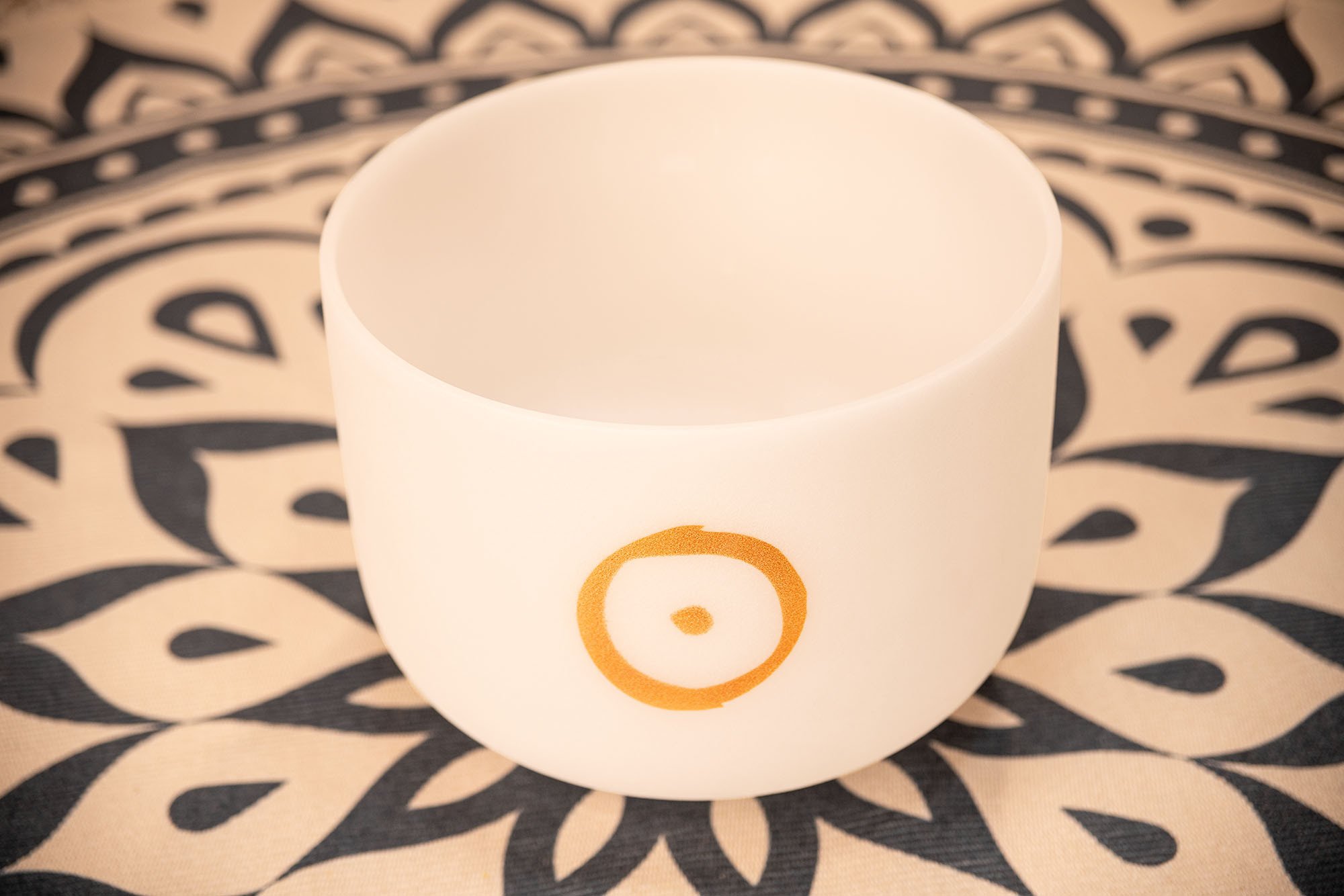 Planetary Tuned Crystal Singing Bowl