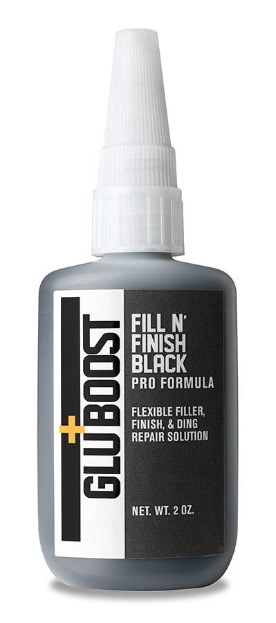 GBFNFBLK  Fill n’Finish Black Finisher Cyanoacrylic Glue