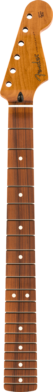 Roasted Maple Stratocaster Neck, 21 Narrow Tall Frets, 9.5", Pau Ferro, C Shape 