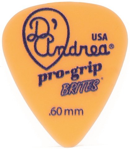 Pro-Grip Brites Picks - 351 Shape (RPGB351 .60TM), 72 pcs Refill Bag, 0.60 mm, Orange