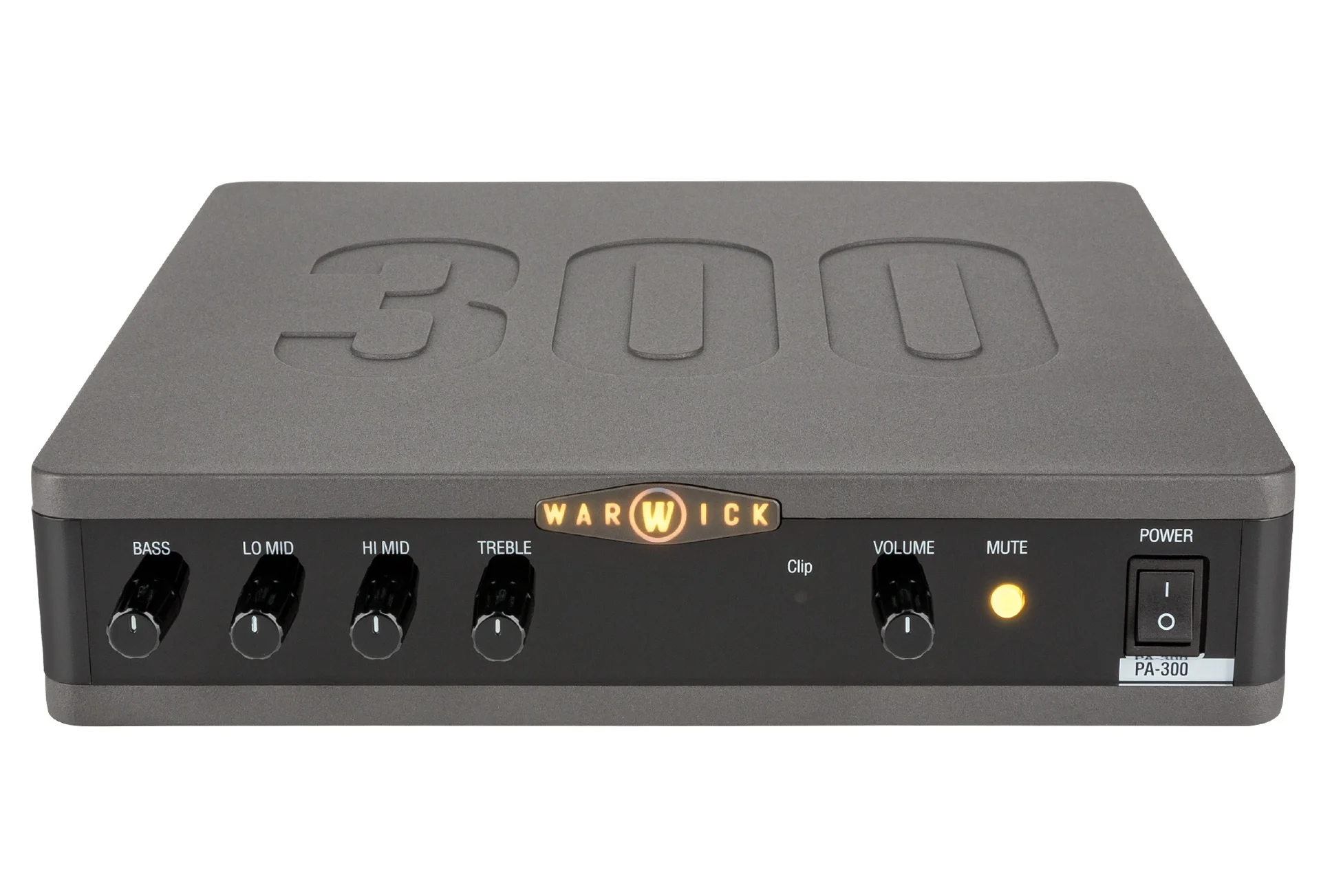 Stage Series PA 300 Bass Power Amp Head with 4-Band Equalizer, 300 Watt