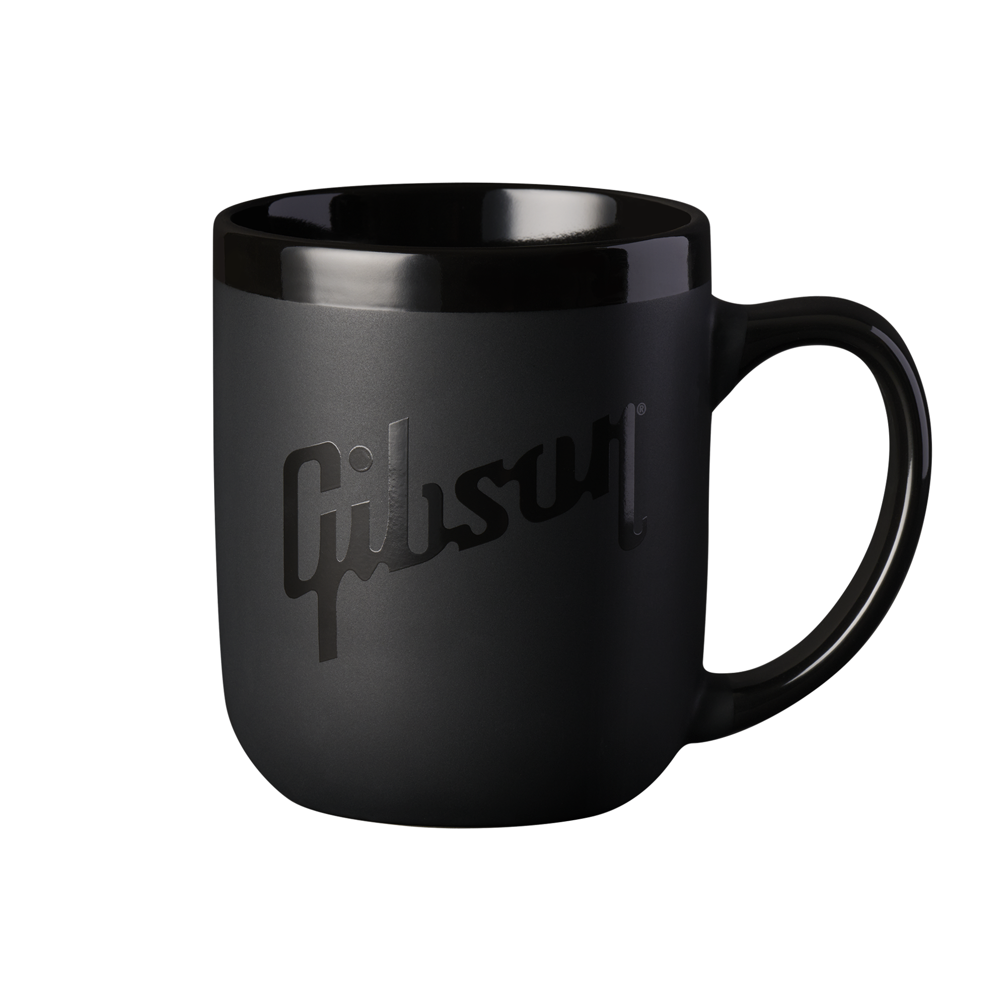 Coffee Mug, Black on Black 16 oz