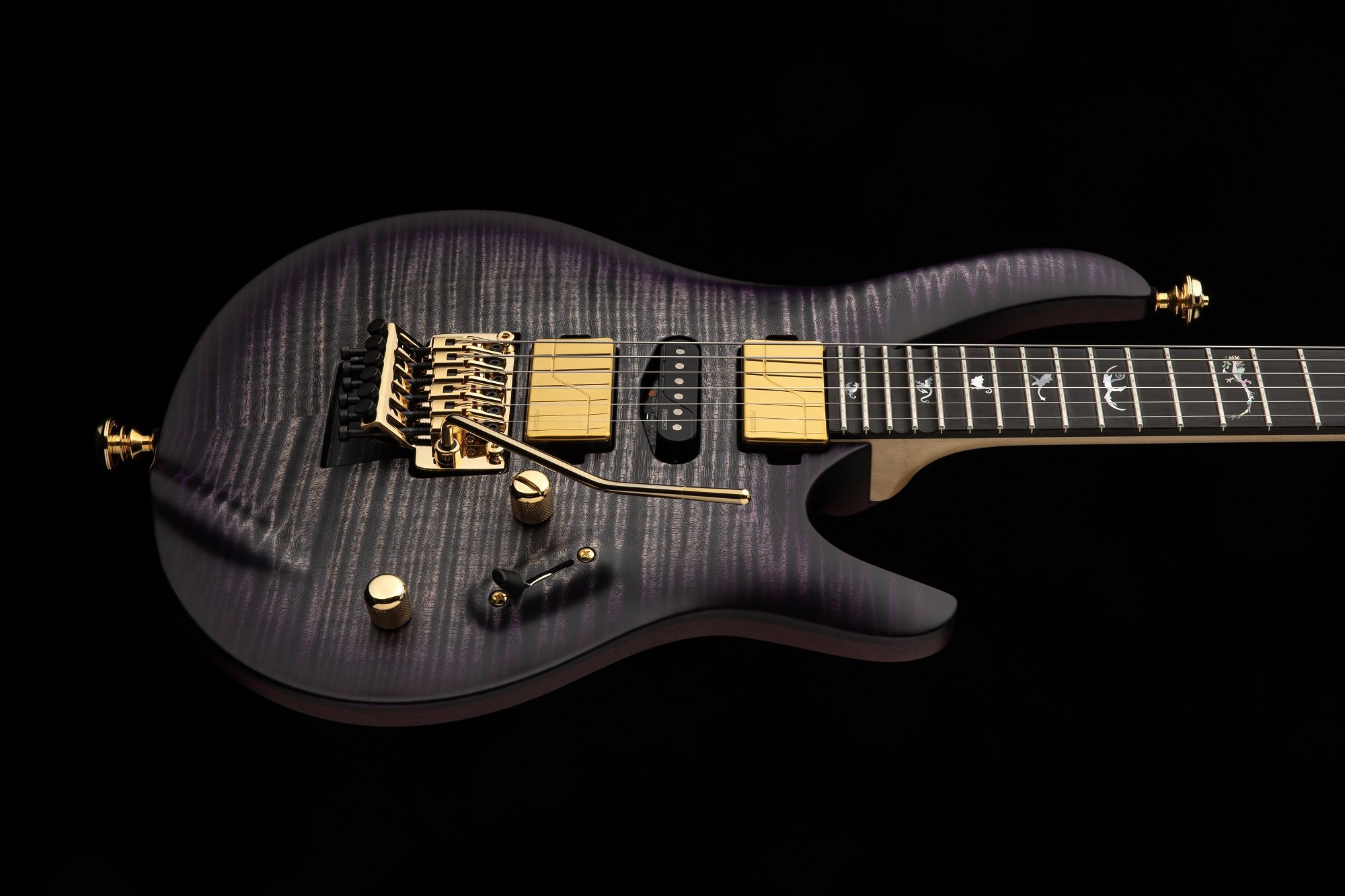   Chleo Herman Li LTD Charcoal Purple Burst