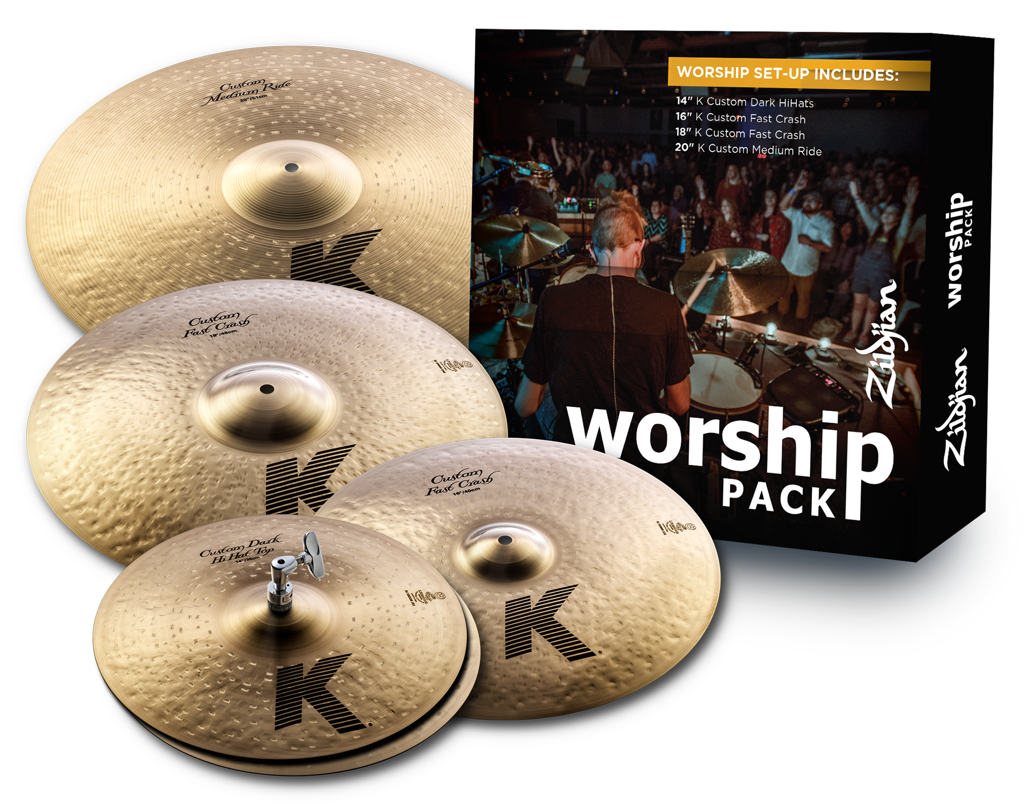 K-Custom Worship Pack 14H/16+18Cr/20R