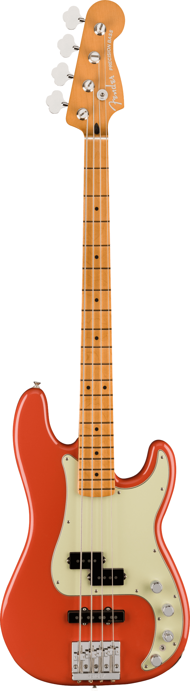 Player Plus Precision Bass®, Maple Fingerboard, Fiesta Red