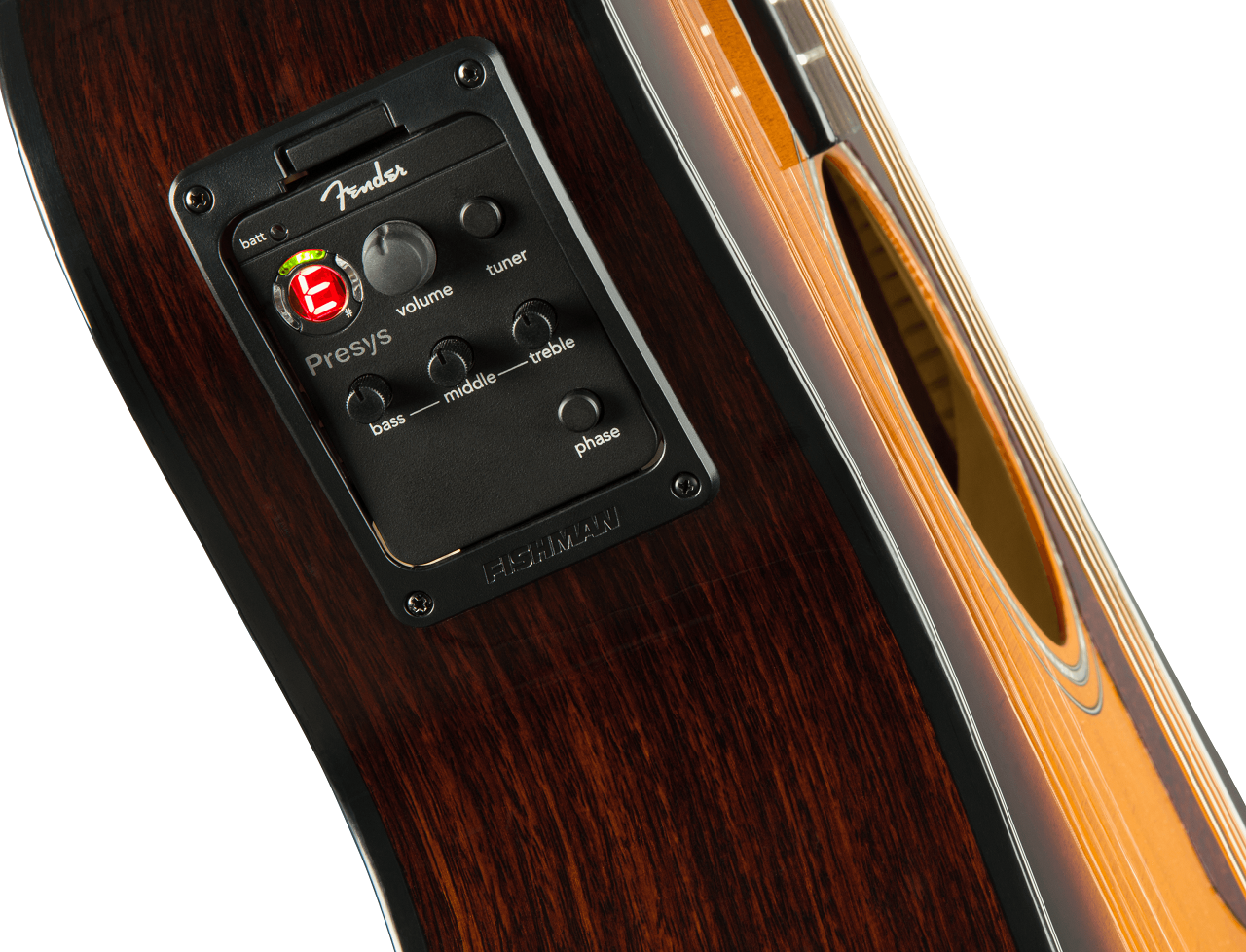 CC-140SCE Concert, Walnut Fingerboard, Sunburst w/case
