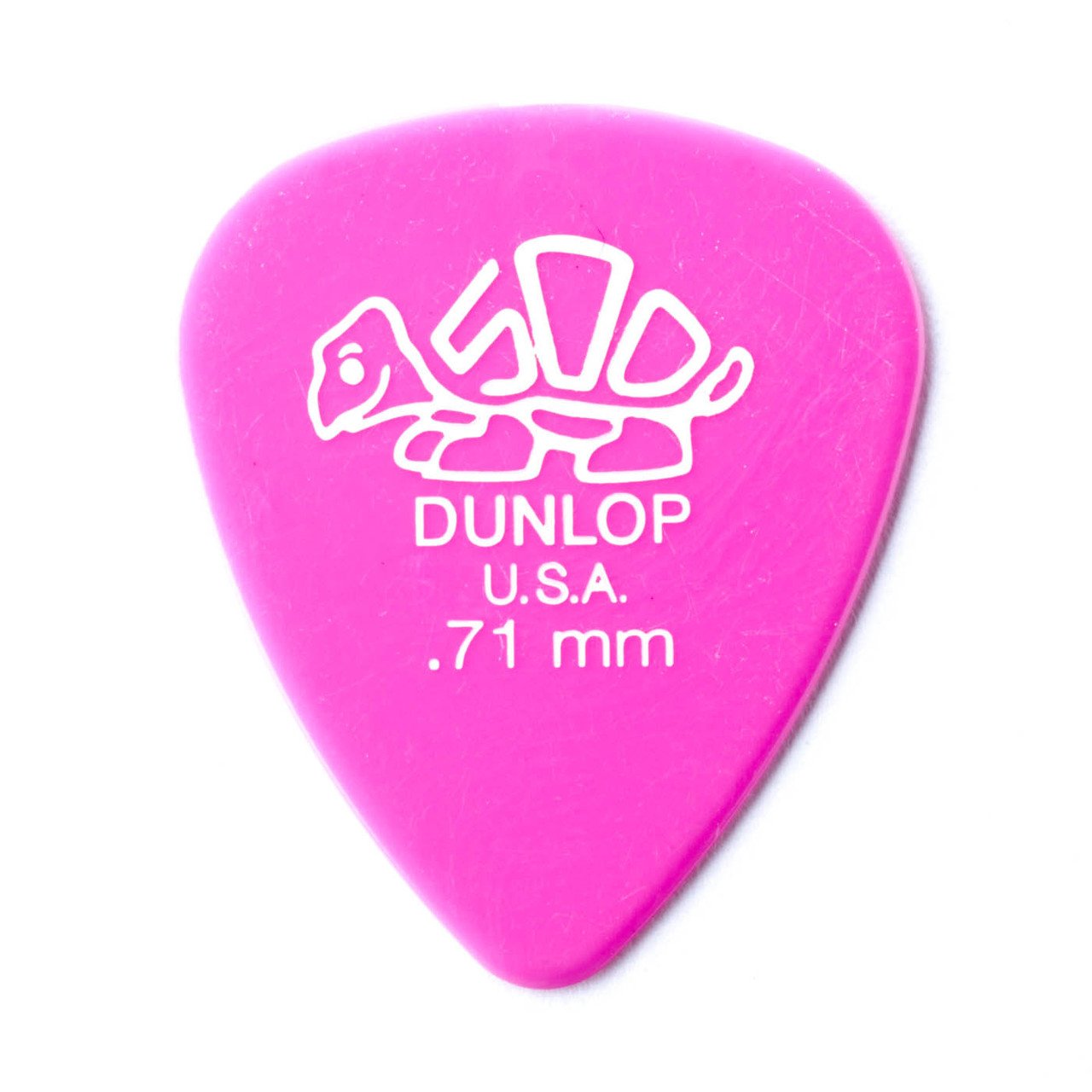 Delrin 500 Standard Players picks 12 Stück rosa 0,71