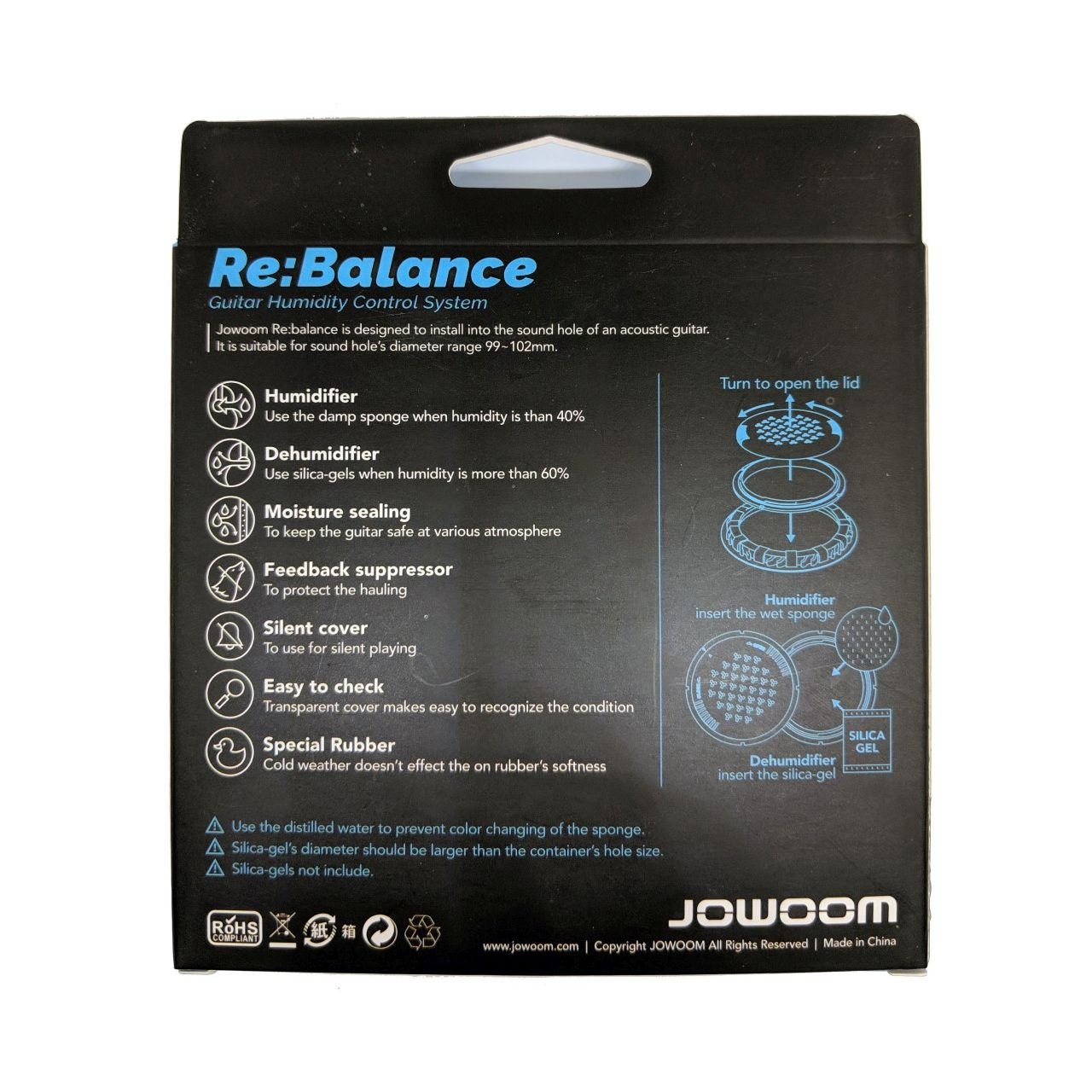 Re:Balance Classic Guitar Humidity Control System