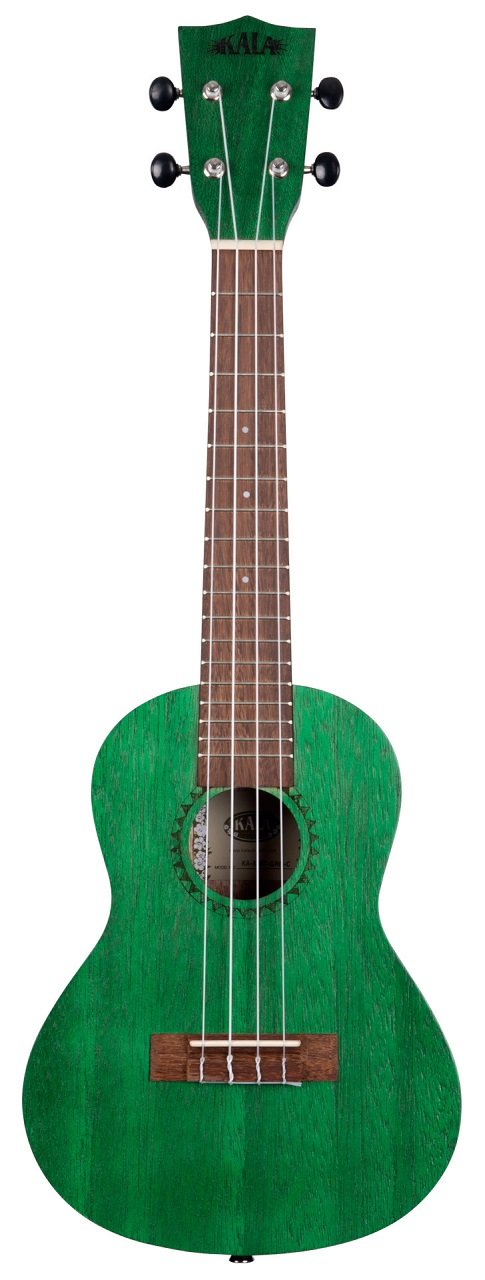 KA-MRT-GRN-C - Fern Green Watercolor Meranti Concert Ukulele