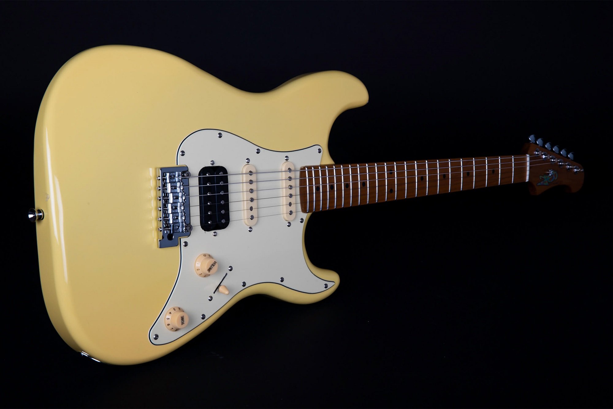 JS-400 Vintage Yellow E-Gitarre