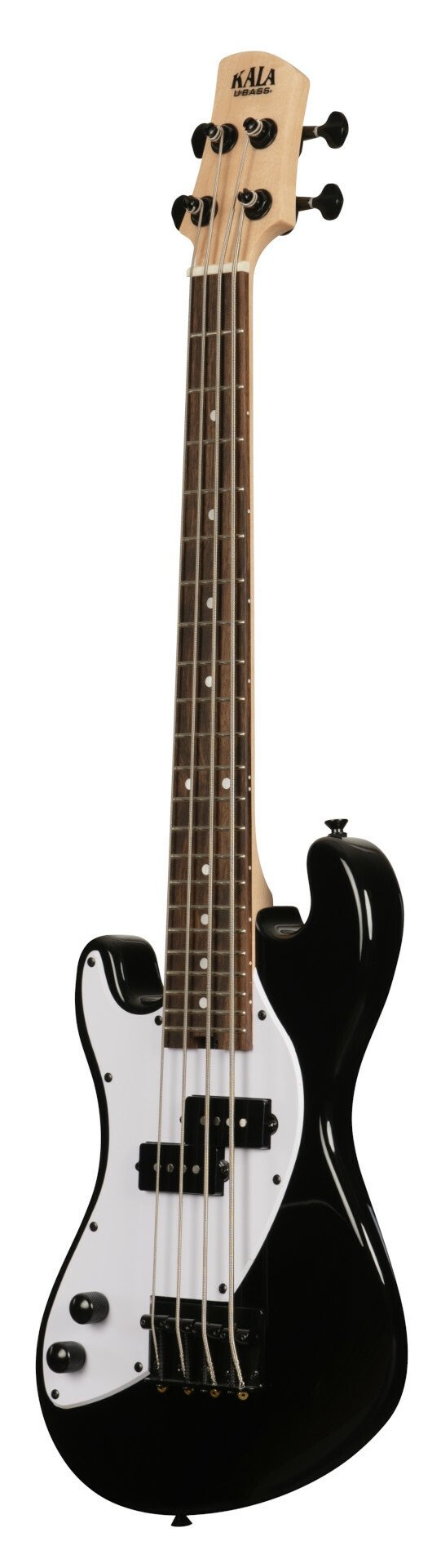 U-Bass Solid Body 4-String Lefthand Jet Black Fretted with Bag