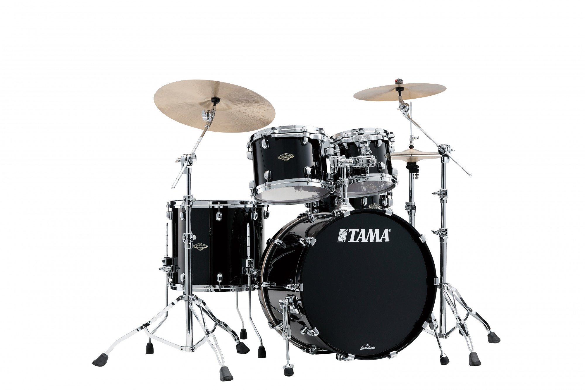 Starclassic Walnut/Birch Lacquer Shell Kit 4 teilig - Piano Black