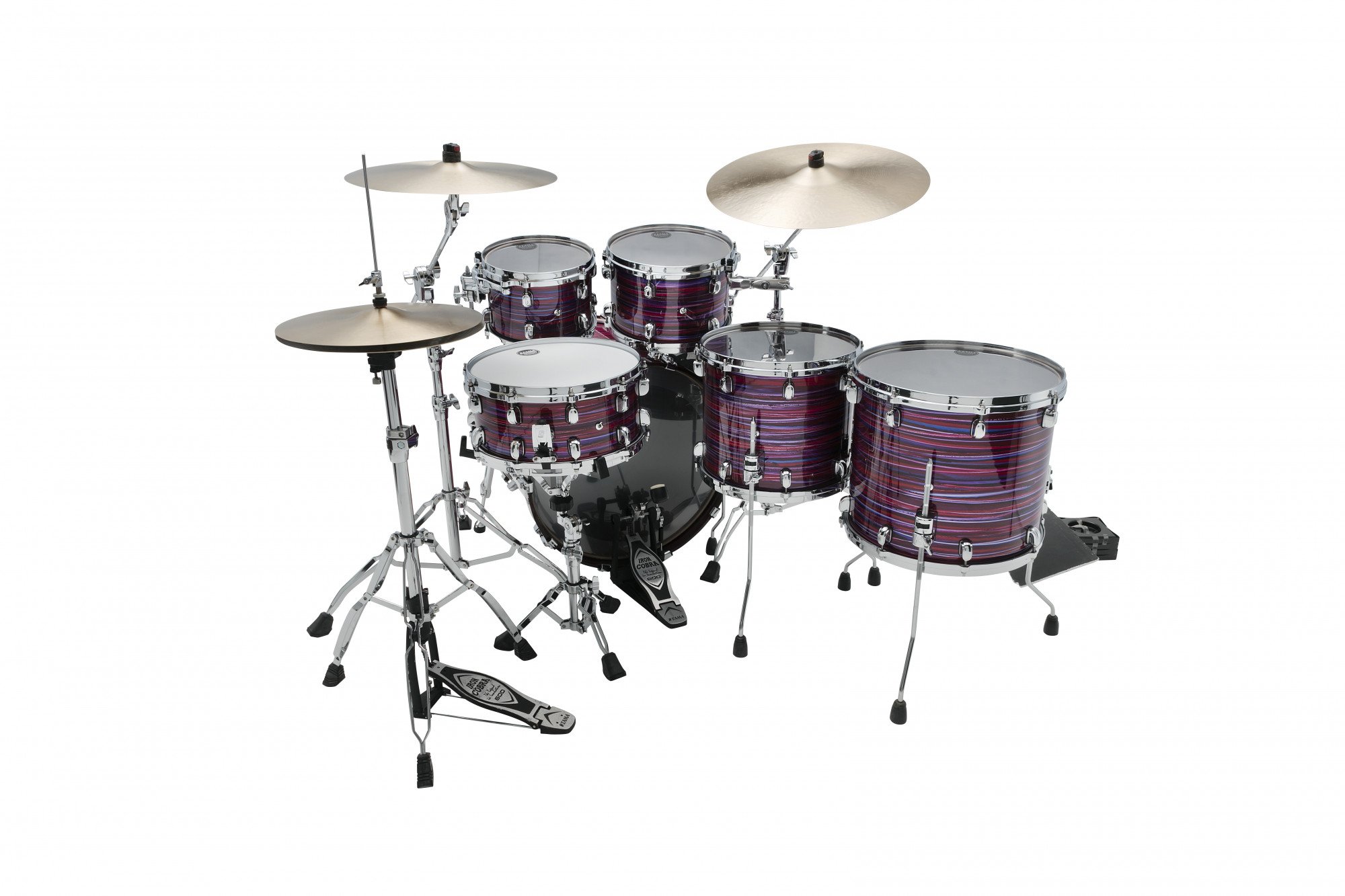 Starclassic Walnut/Birch Lacquer Shell Kit 5 teilig - Lacquer Phantasm Oyster