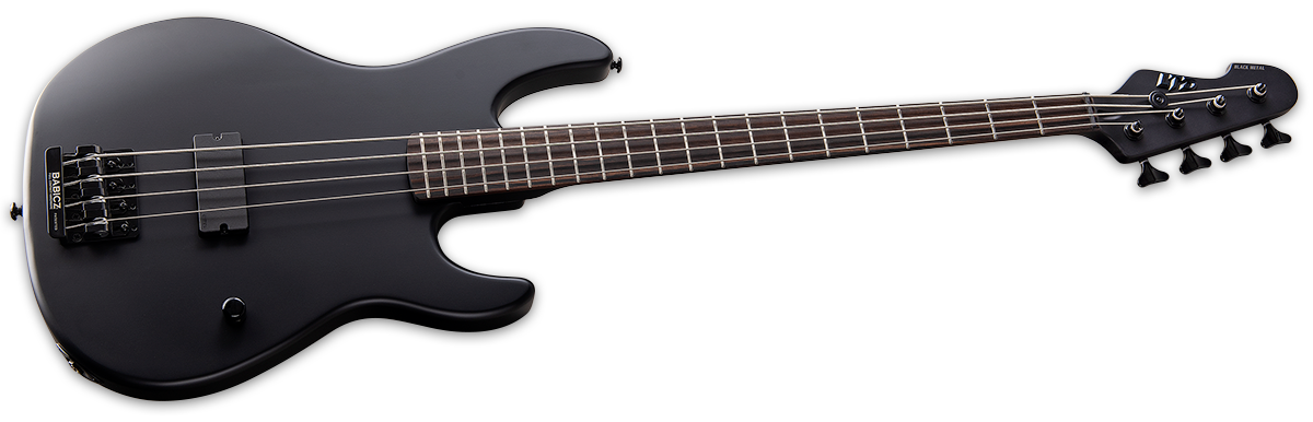 AP-4 Black Metal BLKS  - E-Bass in Black Satin