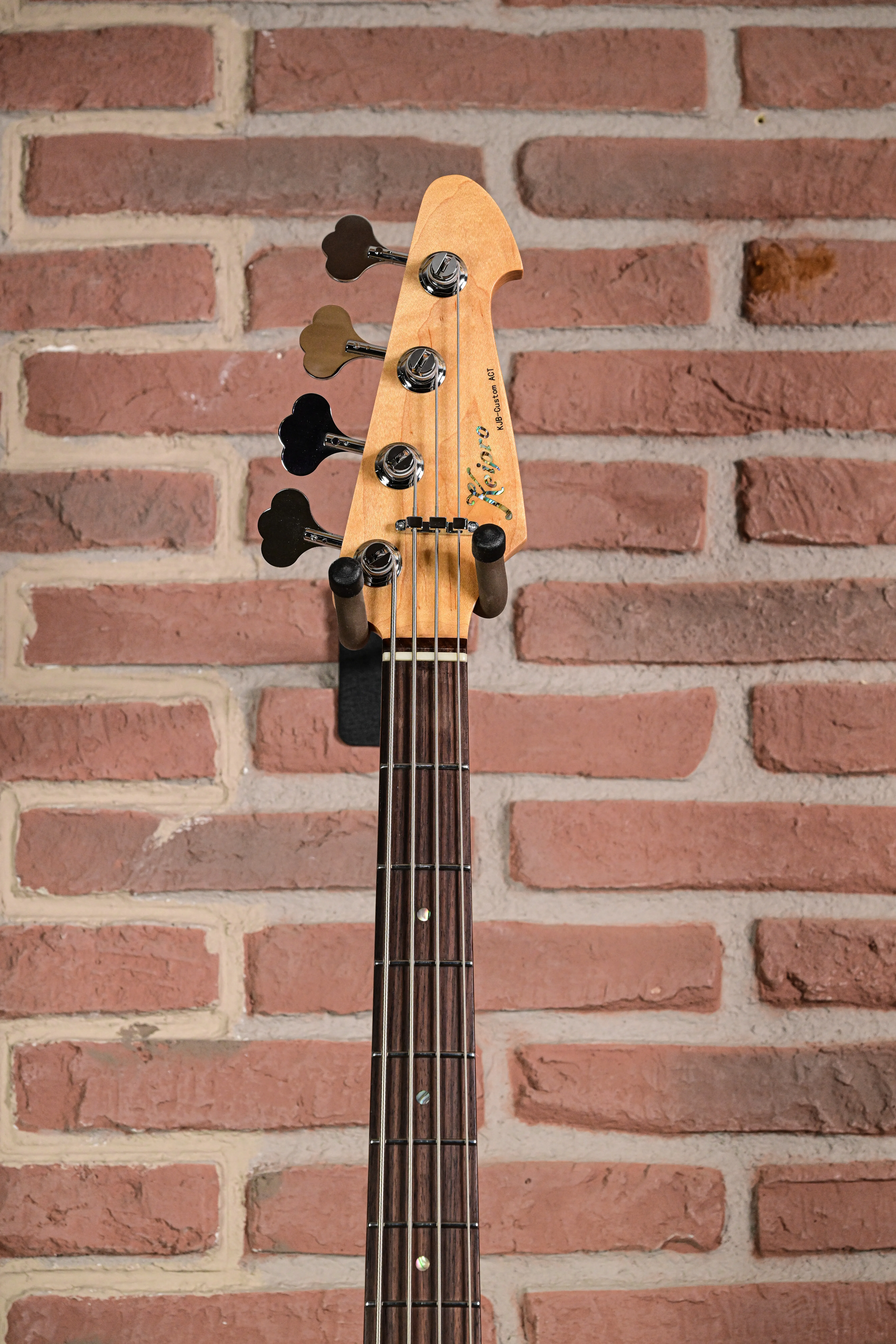 KJB-Custom Rosewood Act Bass  Black