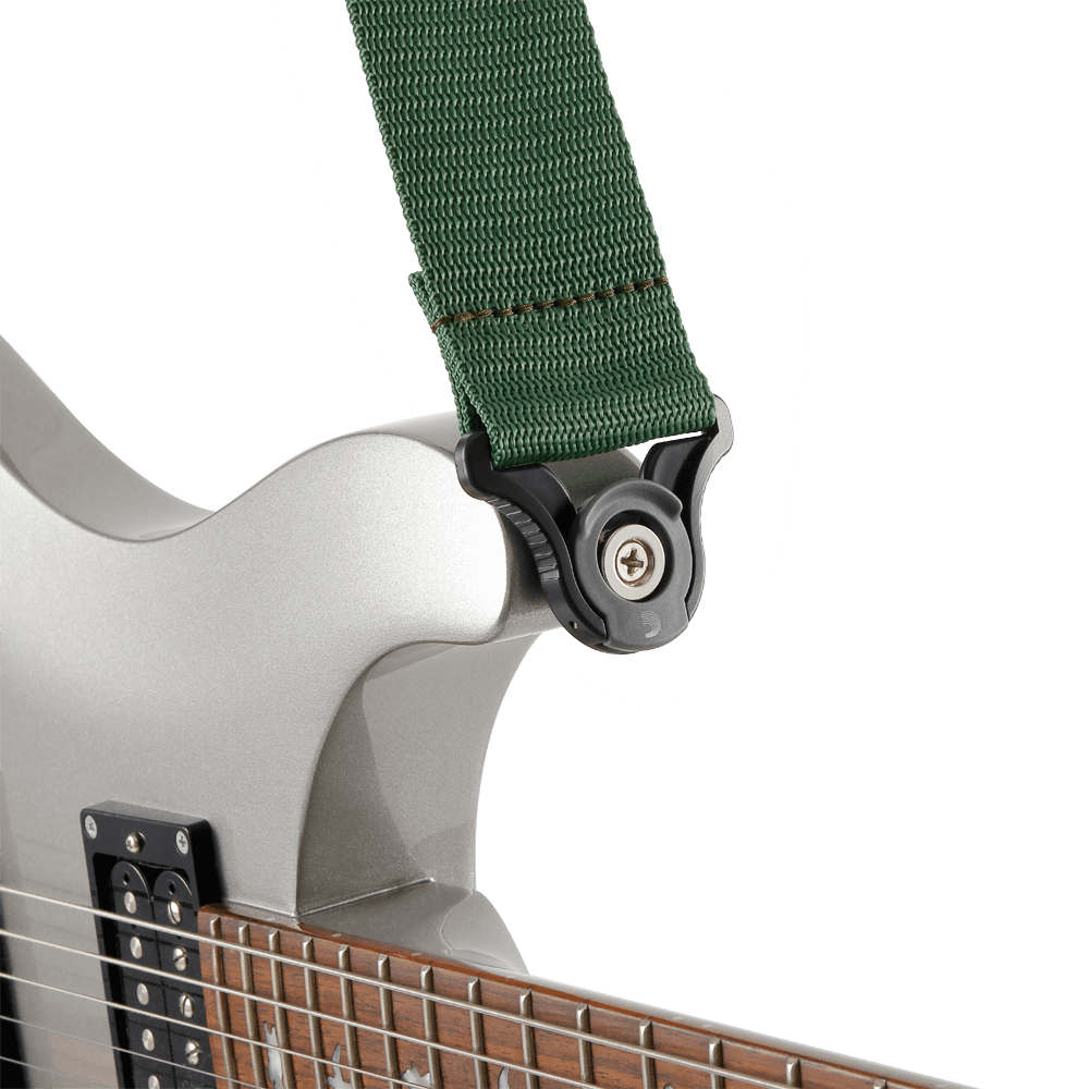 Auto Lock Gitarrengurt Green