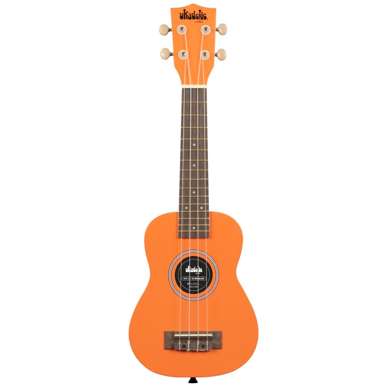 Ukadelic UK-MARMALADE - Marmalade Soprano Ukulele, with Tote Bag 