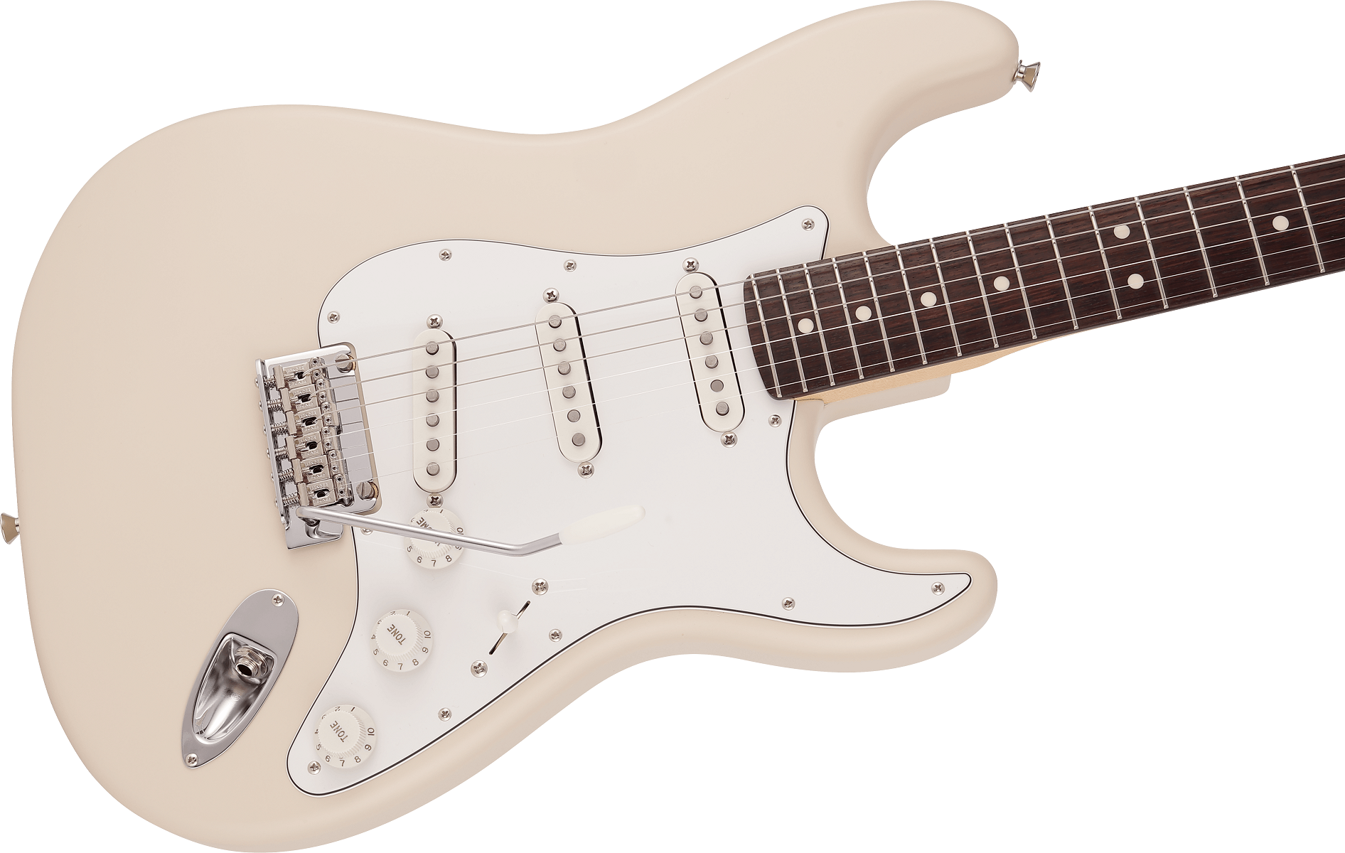 Made in Japan Hybrid II Stratocaster® Limited Run Satin Sand Beige, Rosewood