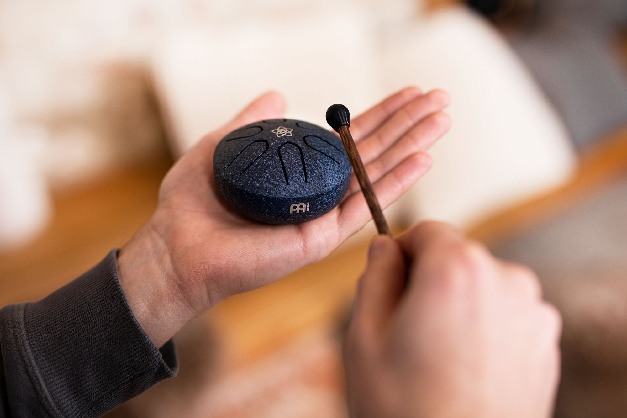Pocket Steel Tongue Drum - Navy Blue
