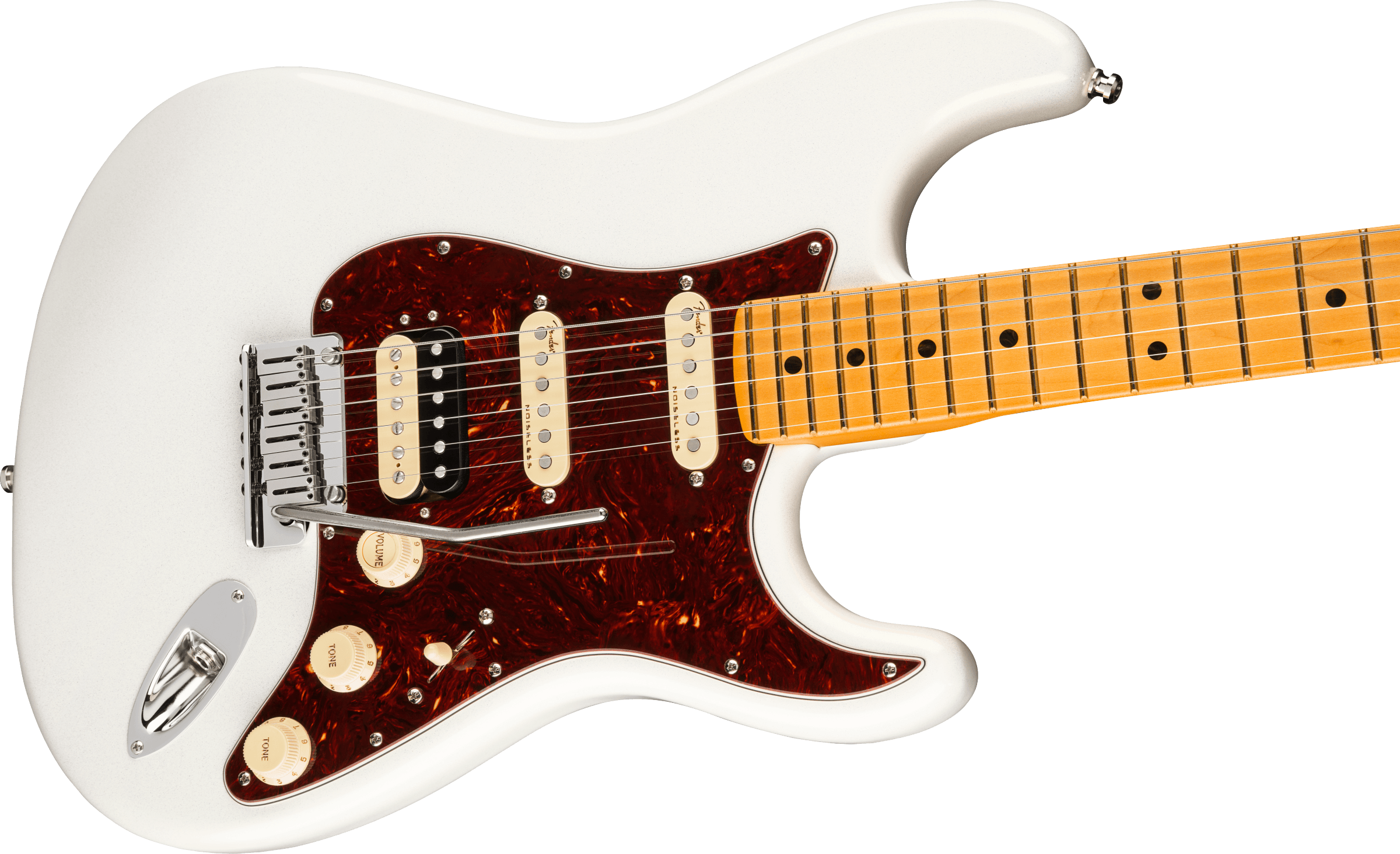 American Ultra Stratocaster® HSS, Maple Fingerboard, Arctic Pearl