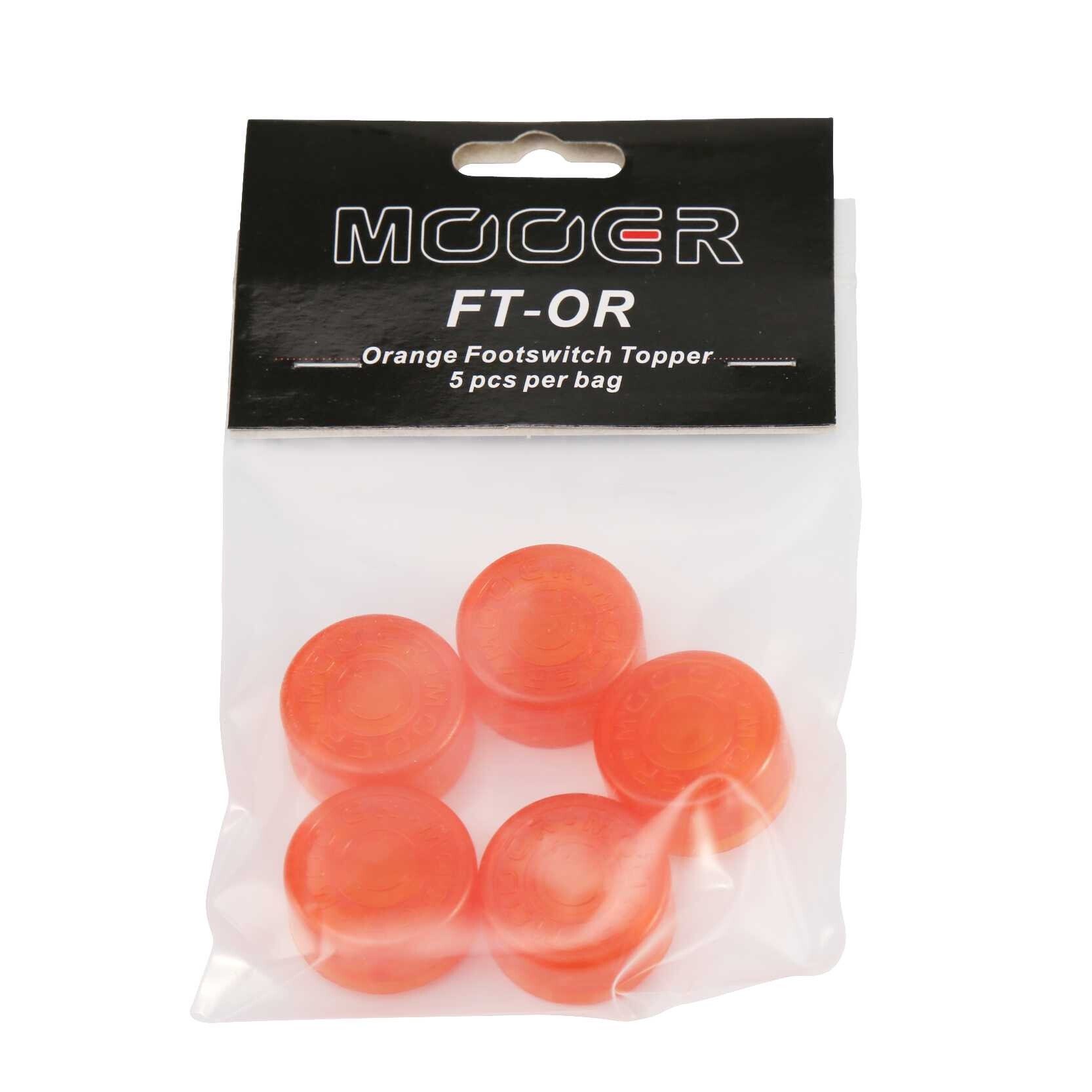 Candy Footswitch Topper Orange 5 pcs.