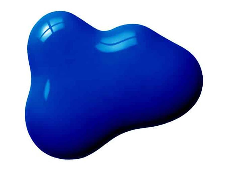 Nitrocelluloselack Translucent Blue - 500ml Dose