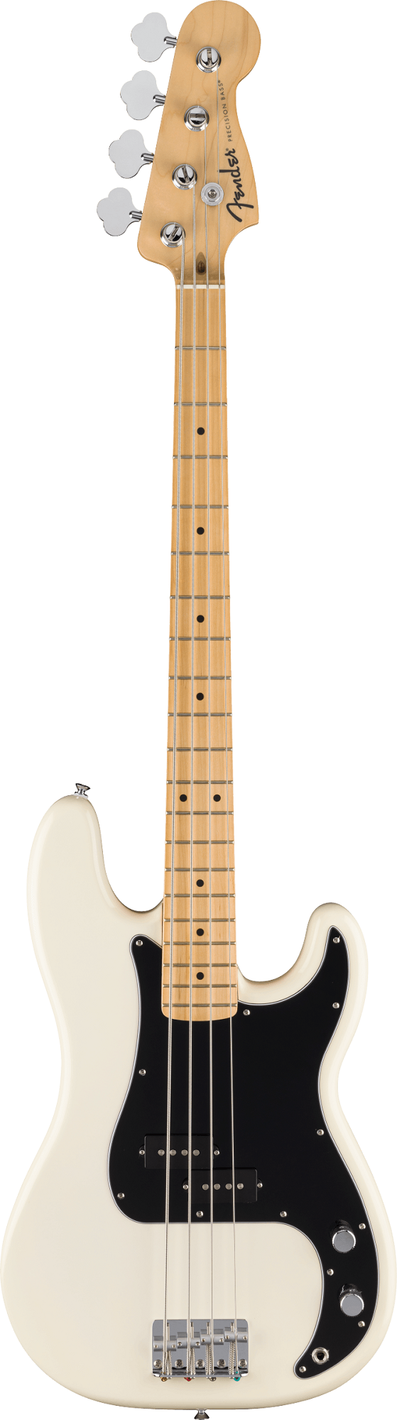 Standard Precision Bass Maple Olympic White