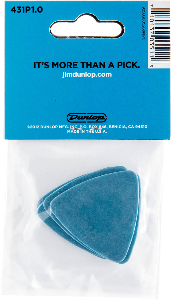 Tortex Triangle 1.00 mm , Player's Pack (6 Stck.)