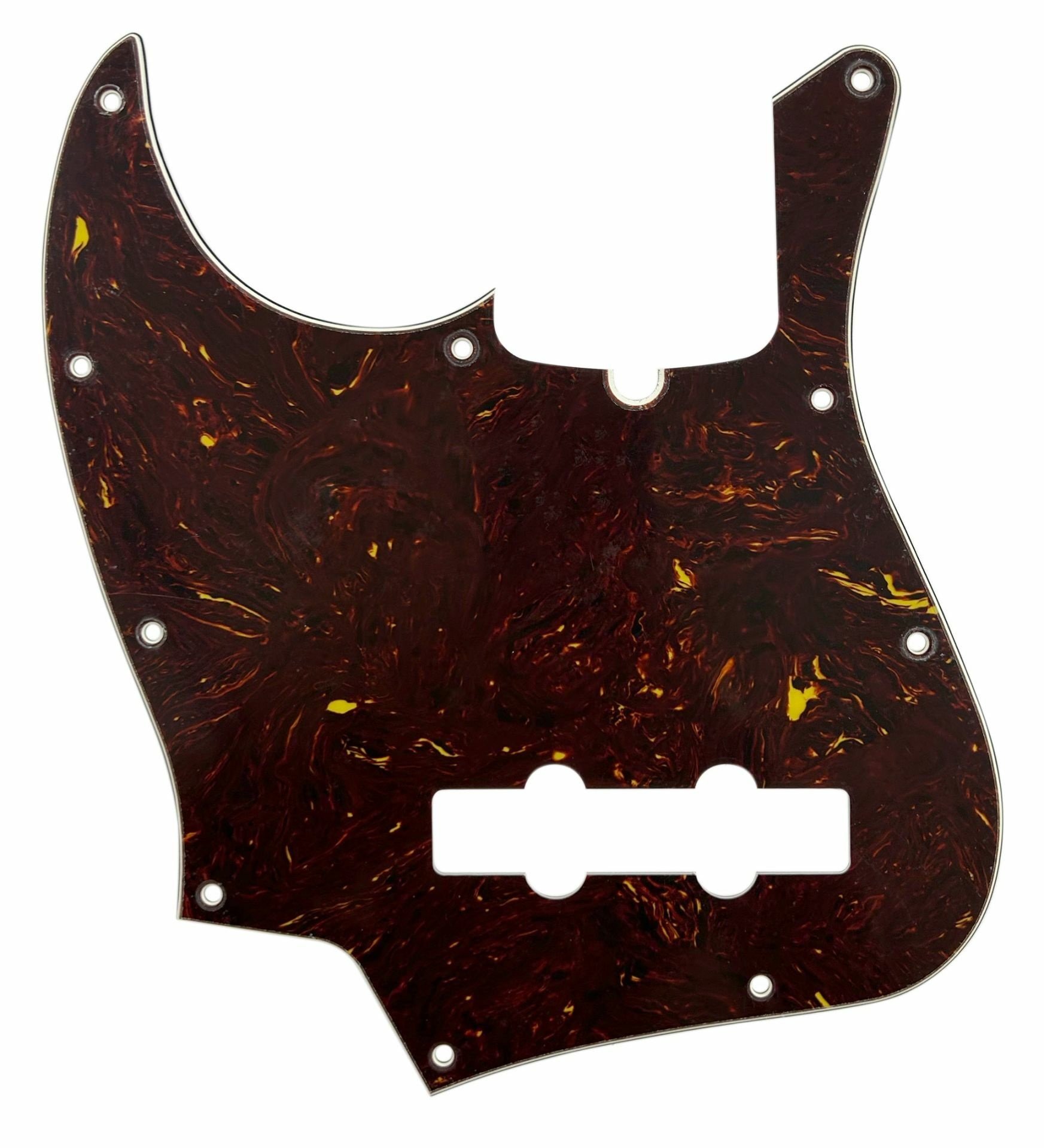 J-Bass Pickguard (DPP JB TORTPBP SS LH), Tortoise, Lefthand